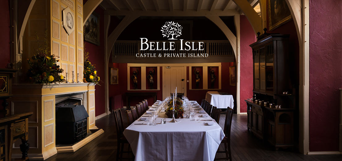 Belle Isle Castle's Grand Dining Hall